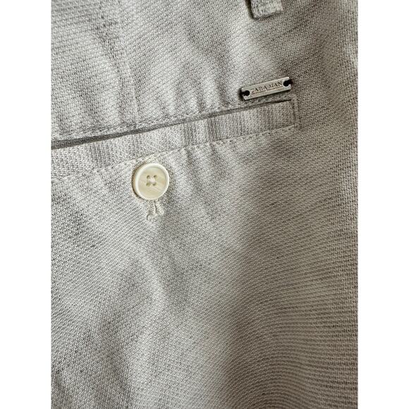 Zara Man Lightweight Linen/Polyester/Viscose/Wool Blend Pants Size 36 2756/401 - Picture 4 of 9